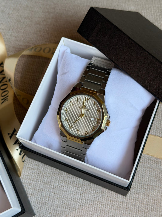 Montre Homme Royal Silver & Gold